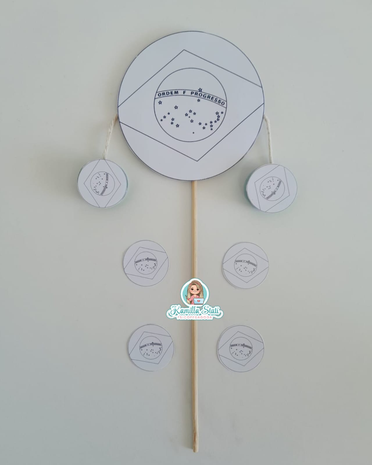 Bate bate Bandeira do Brasil - Imagem 4