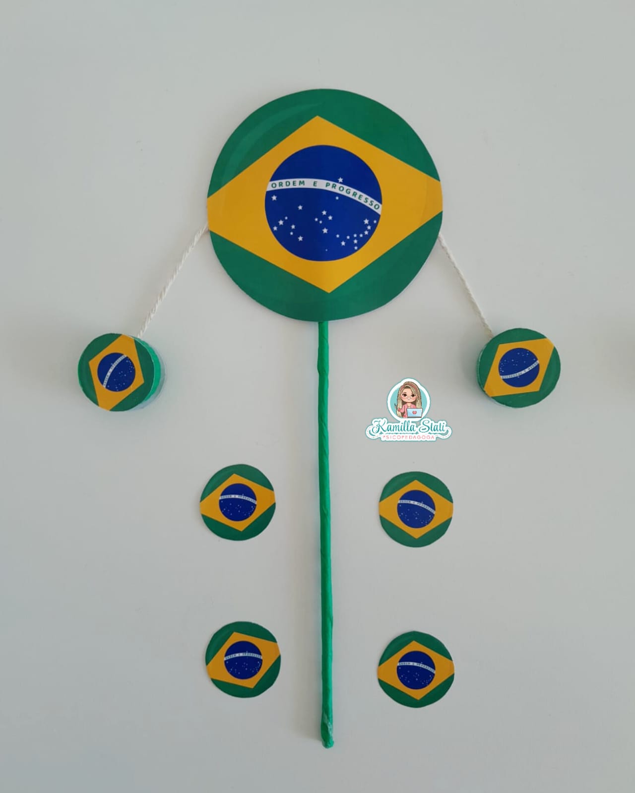 Bate bate Bandeira do Brasil - Imagem 5