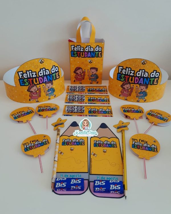 Kit dia do estudante lápis