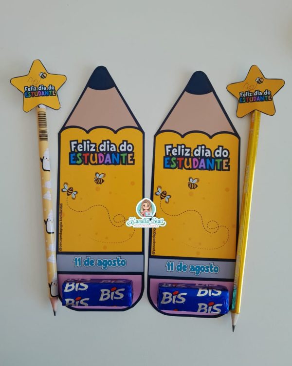 Kit dia do estudante lápis - Imagem 2