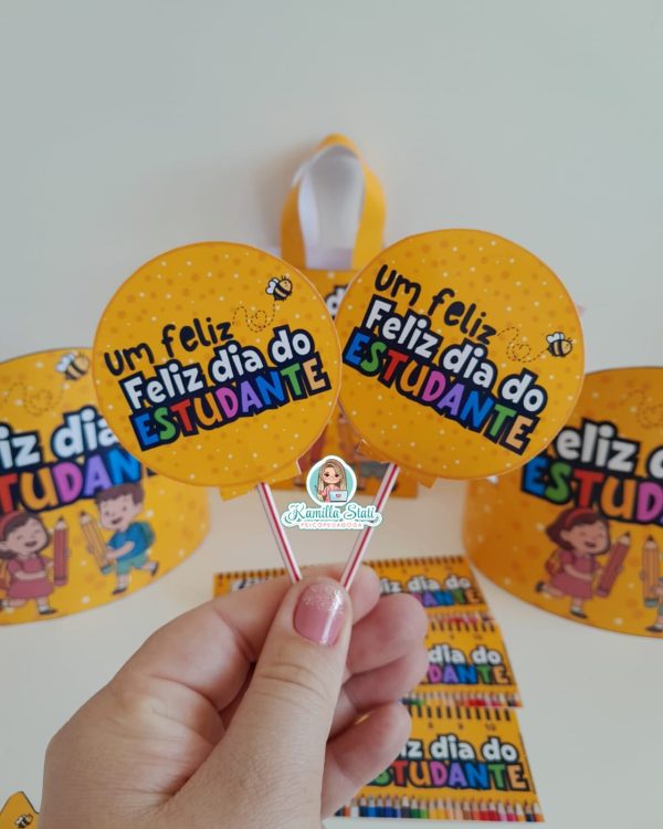 Kit dia do estudante lápis - Imagem 5