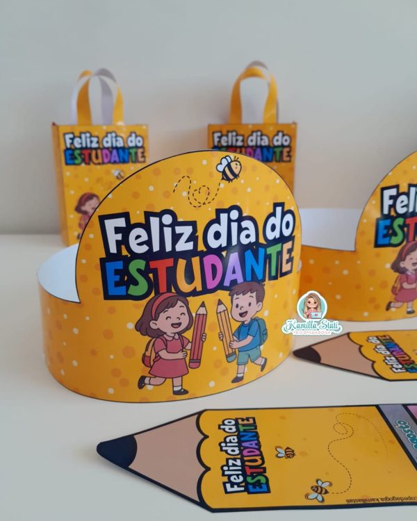 Kit dia do estudante lápis - Imagem 7
