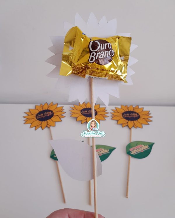 Lembrancinha Setembro Amarelo: girassol - Imagem 3
