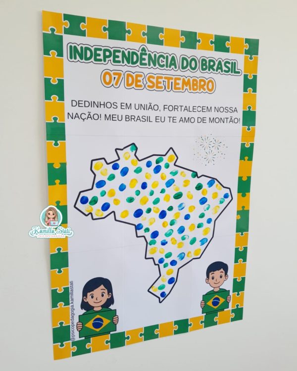 Mural dos dedinhos: Independência do Brasil - Imagem 2