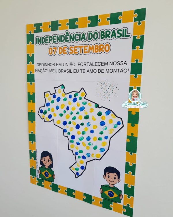 Mural dos dedinhos: Independência do Brasil - Imagem 3