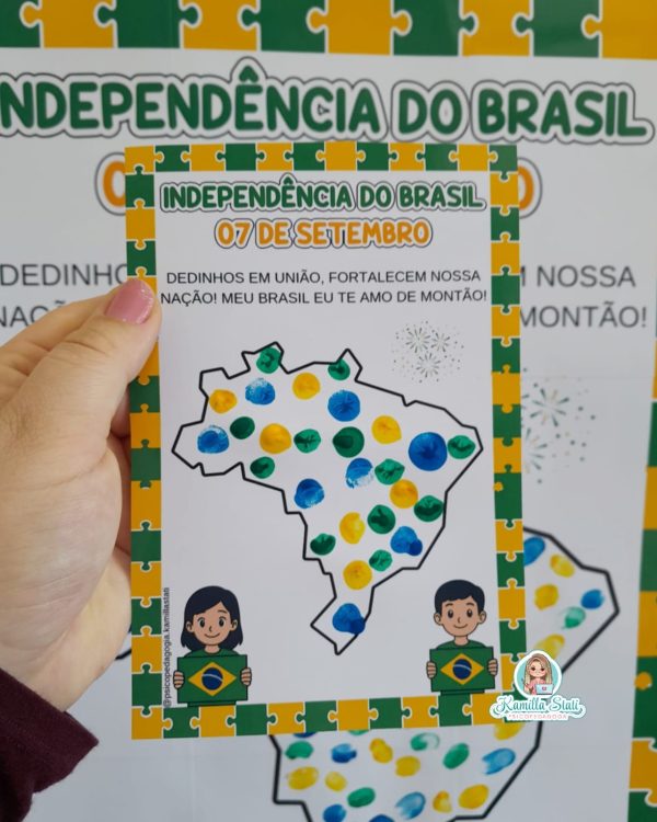 Mural dos dedinhos: Independência do Brasil - Imagem 5