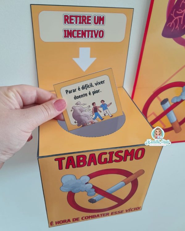 Mural + lembrancinhas Combate ao tabagismo - Imagem 6