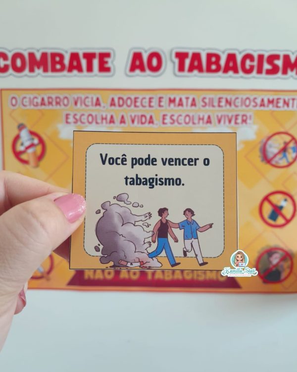 Mural + lembrancinhas Combate ao tabagismo - Imagem 8