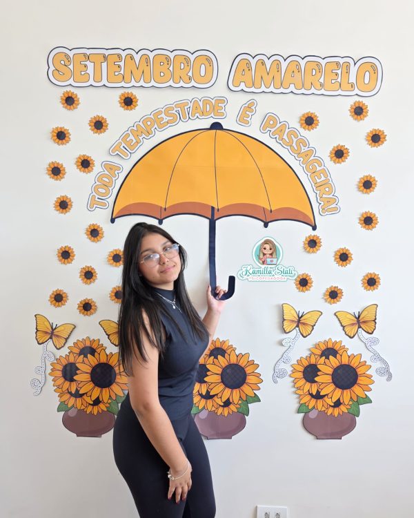 Painel para foto setembro amarelo