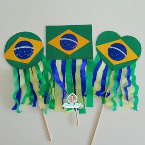 Palitoche bandeira do Brasil