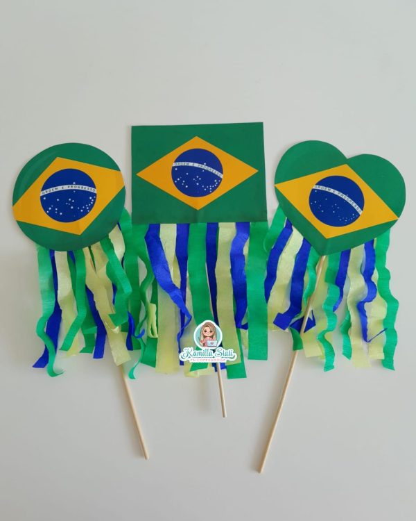 Palitoche bandeira do Brasil
