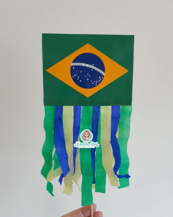 Palitoche bandeira do Brasil - Imagem 2