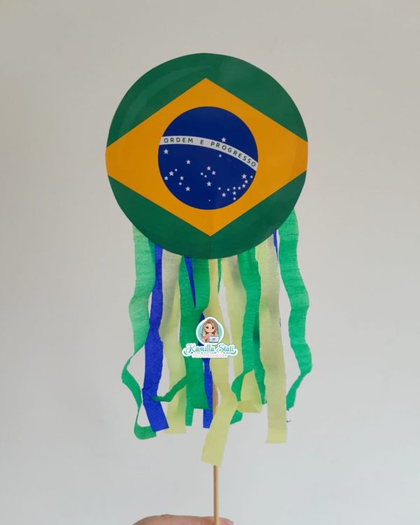 Palitoche bandeira do Brasil - Imagem 3