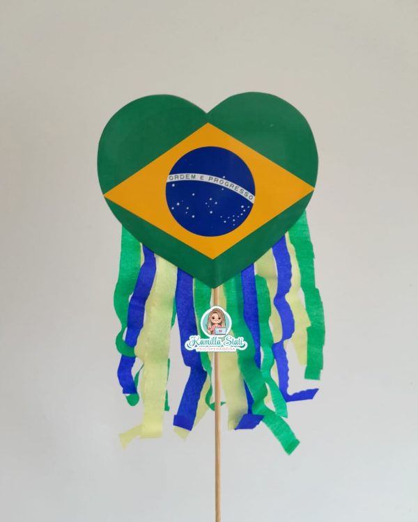 Palitoche bandeira do Brasil - Imagem 4