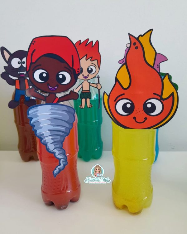 Turma do Folclore nas garrafinhas - Imagem 3