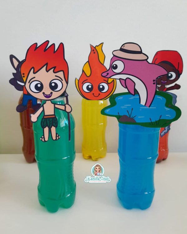 Turma do Folclore nas garrafinhas - Imagem 4