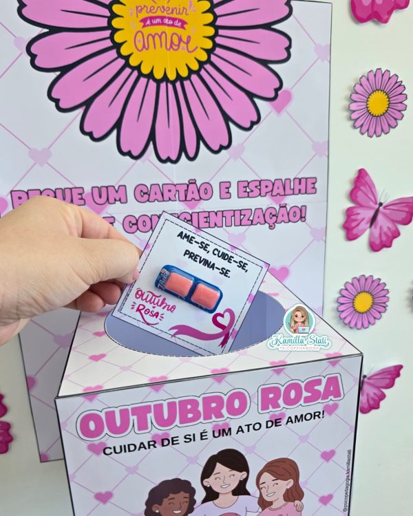 Caixa de incentivo Outubro rosa - Imagem 2