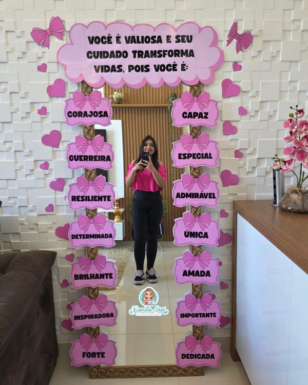 Espelho das afirmações Outubro Rosa