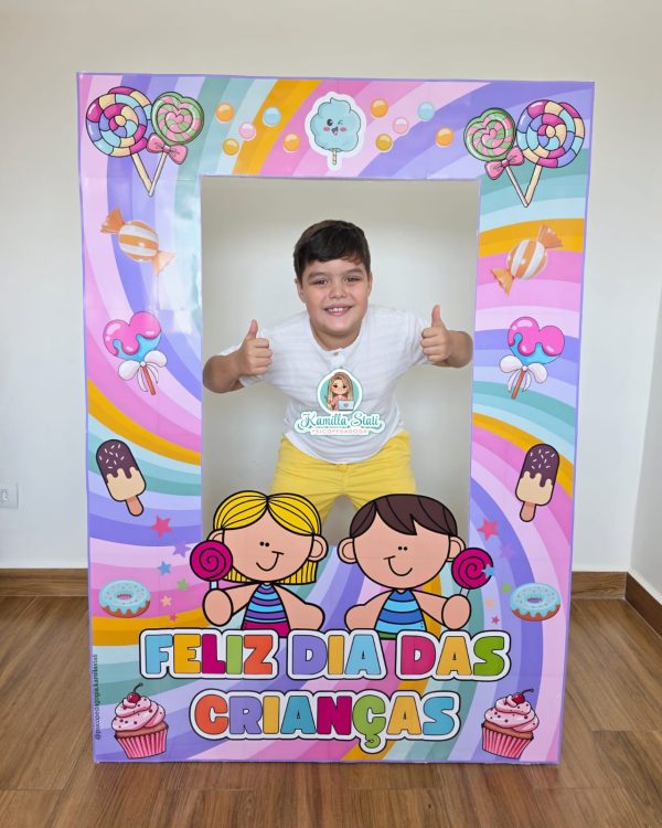 Moldura gigante para fotos dia das crianças - Imagem 3