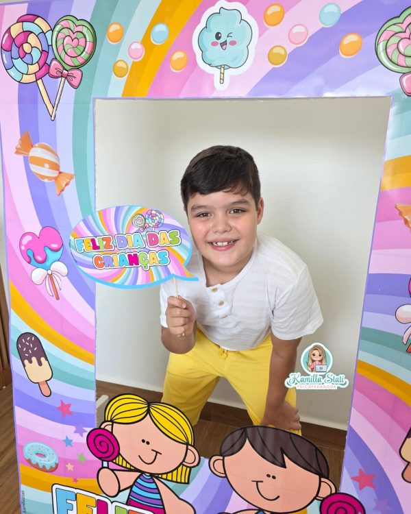 Moldura gigante para fotos dia das crianças - Imagem 4