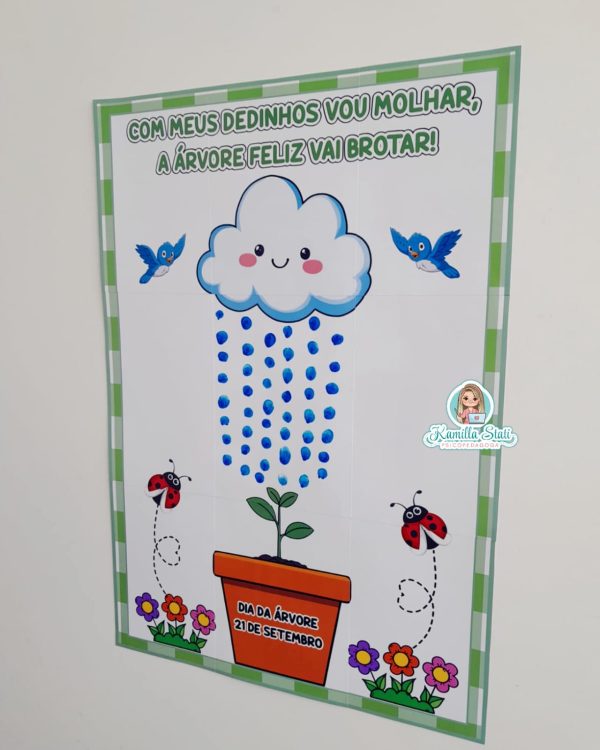 Mural dos dedinhos: dia da árvore - Imagem 3