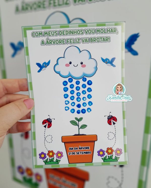 Mural dos dedinhos: dia da árvore - Imagem 5