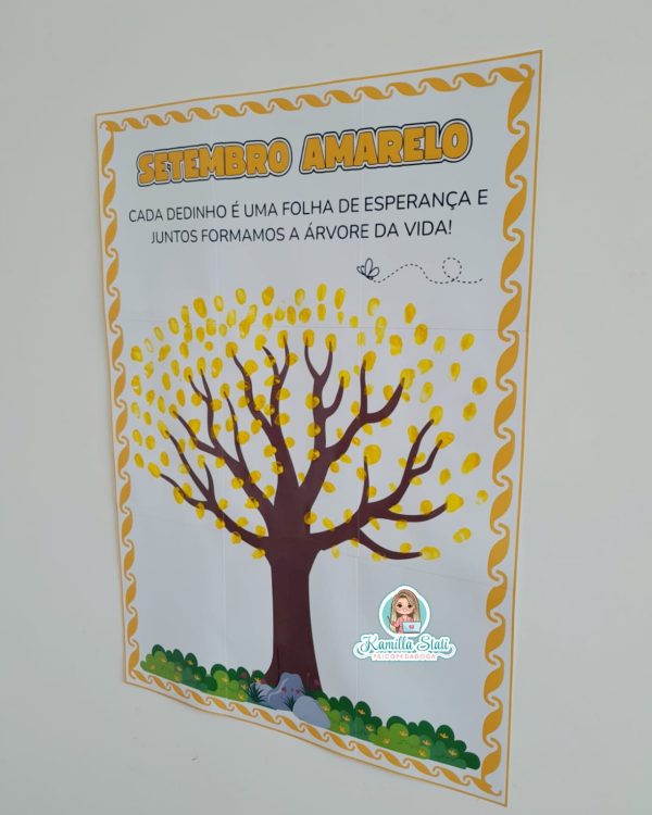 Mural dos dedinhos: setembro amarelo - Imagem 4