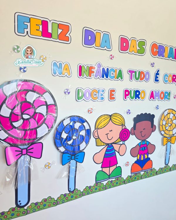 Painel pirulito dia das crianças - Imagem 3