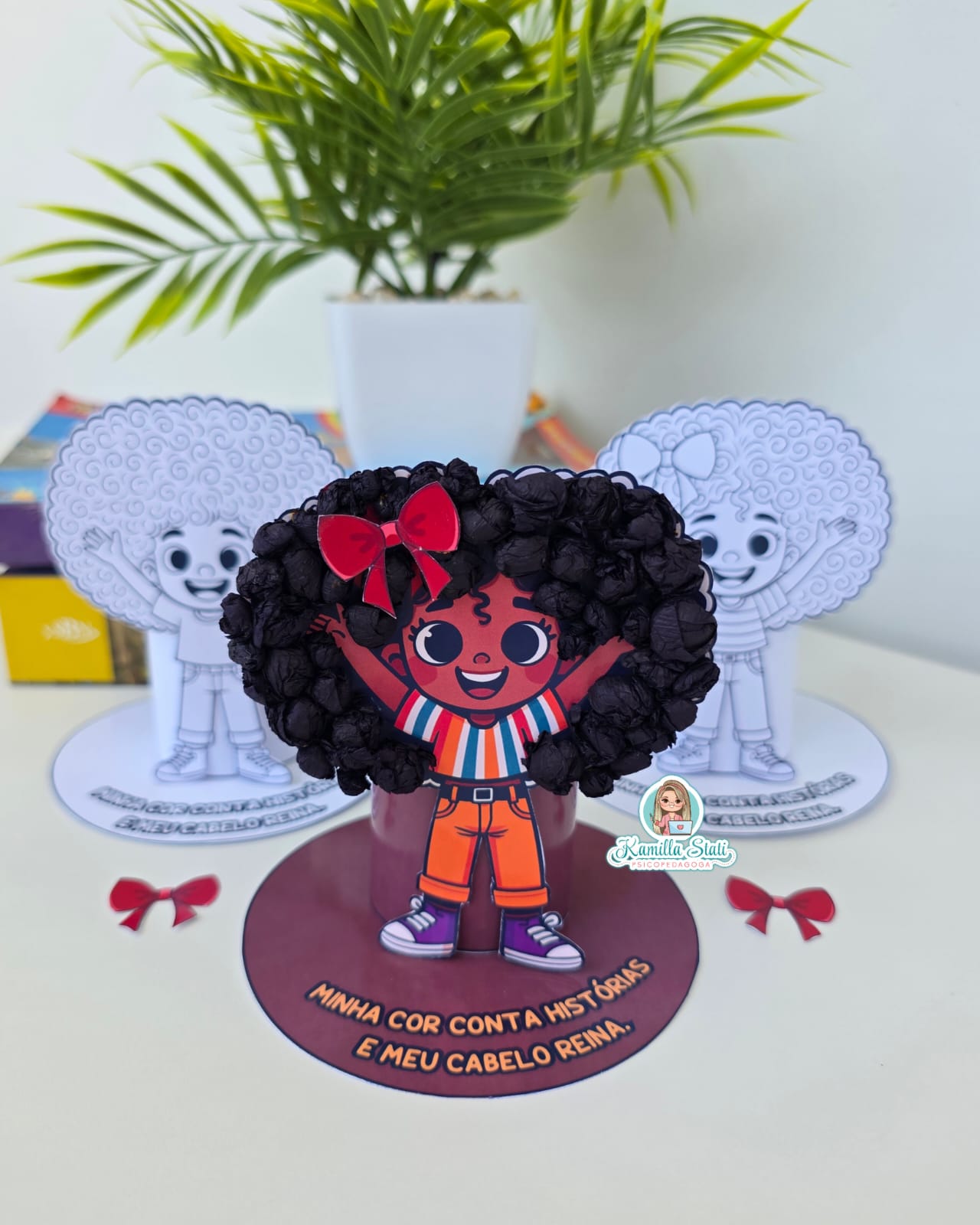 Atividade 3D – Consciência Negra: Meu cabelo reina