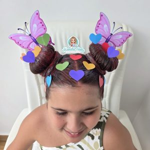 Cabelo maluco borboleta