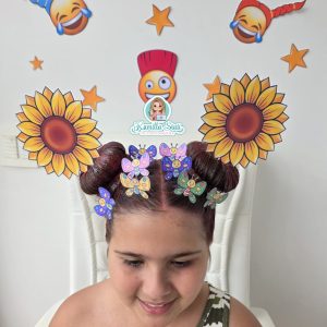 Cabelo maluco girassol