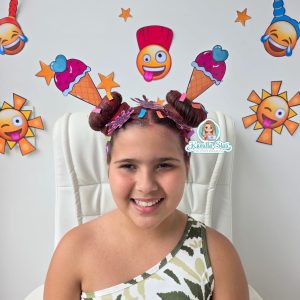 Cabelo maluco sorvete