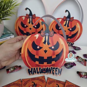 Lembrancinha abóbora halloween