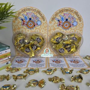 Lembrancinha para chocolates – Dia do Servidor Público