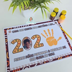 Atividade Interativa Consciência negra mãozinha 2025