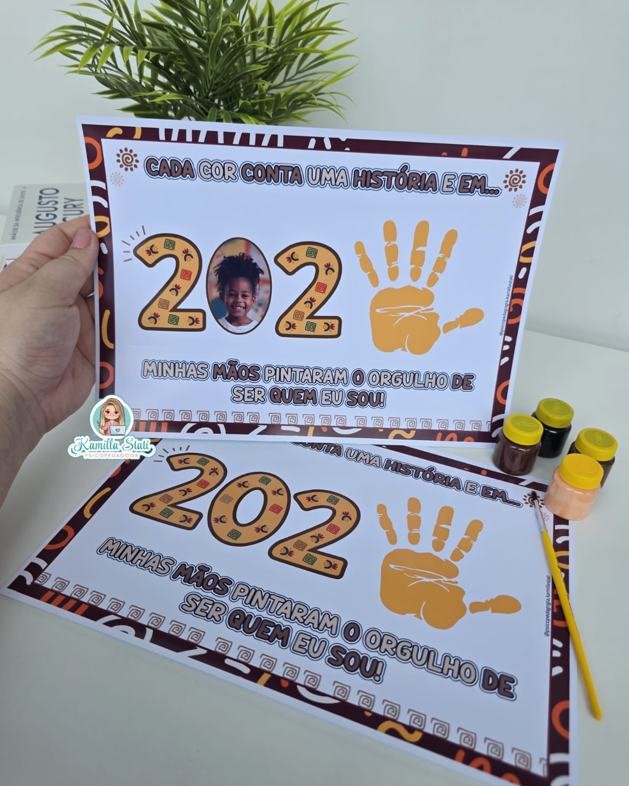 Atividade Interativa Consciência negra mãozinha 2025 - Imagem 2