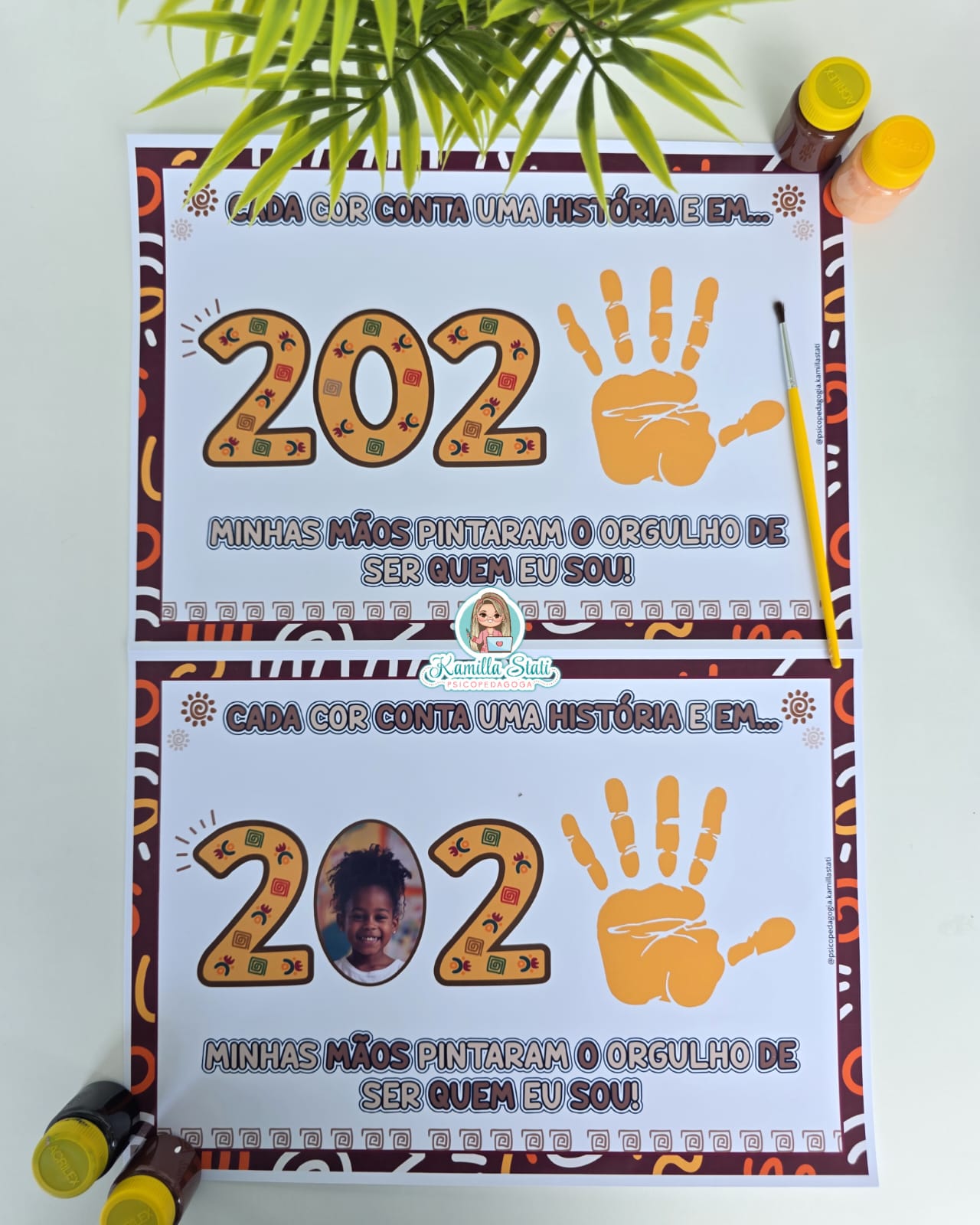 Atividade Interativa Consciência negra mãozinha 2025 - Imagem 3