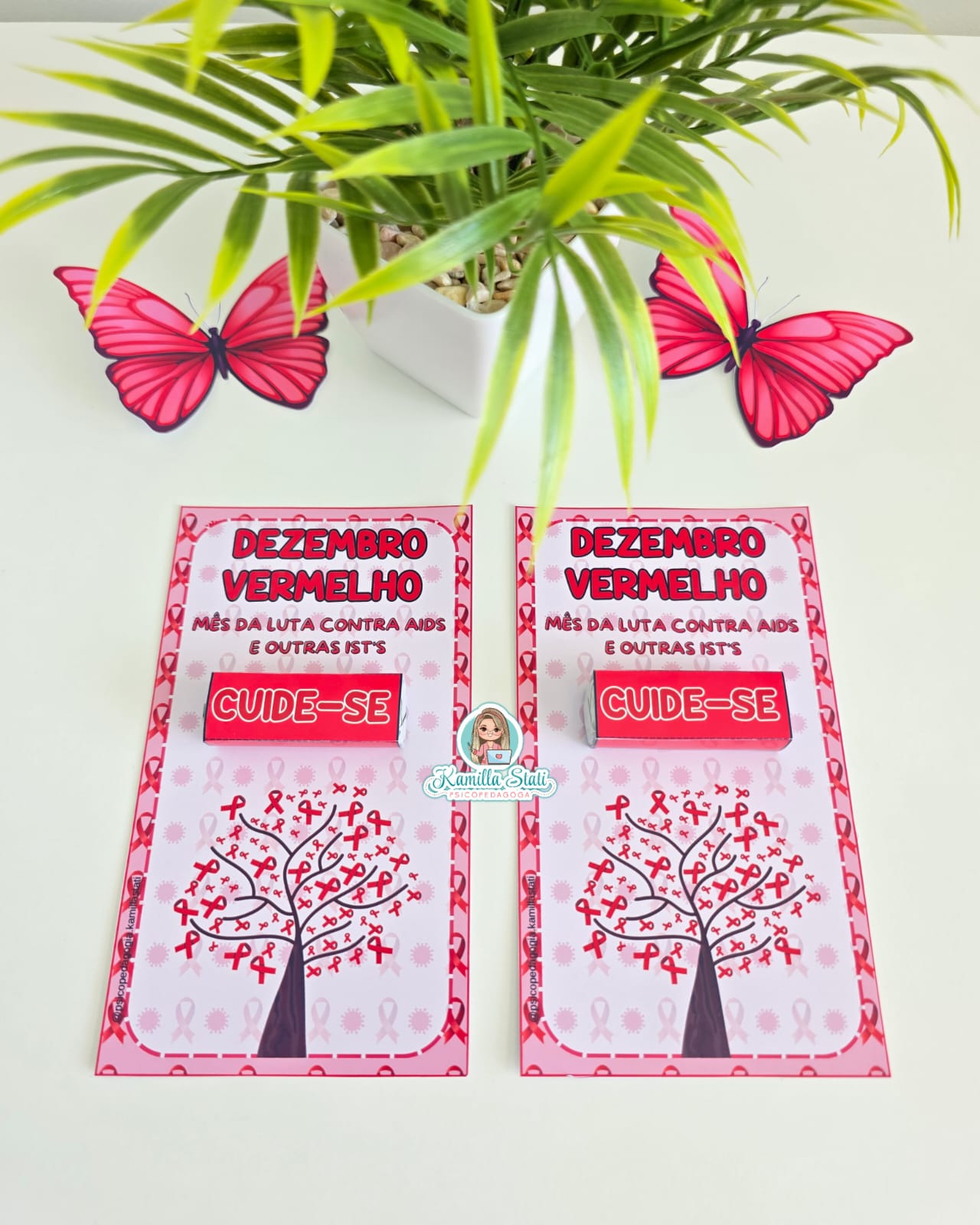 Cartão interativo dezembro vermelho - Imagem 3