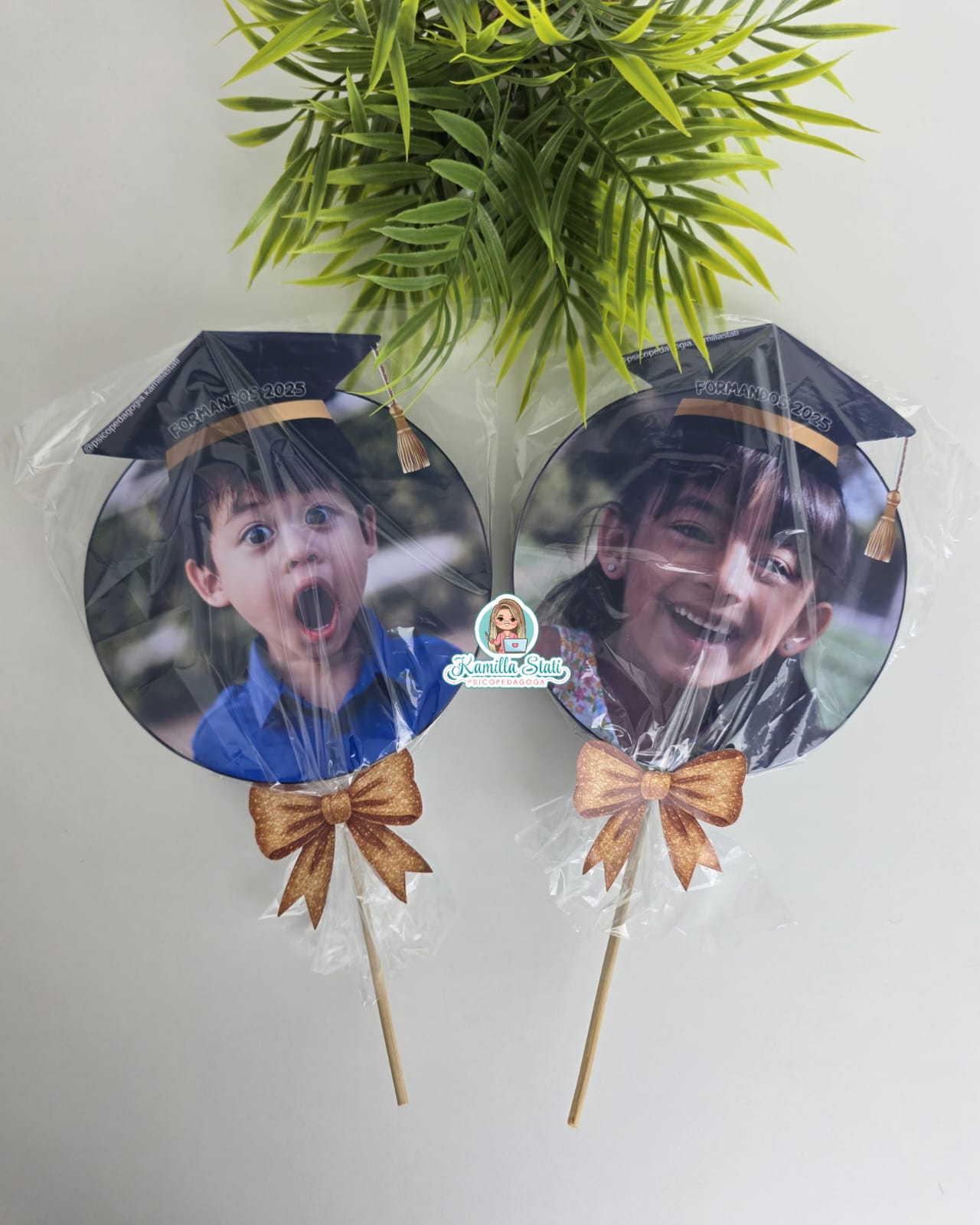 Lembrancinha pirulito formandos com foto - Imagem 3