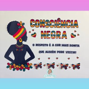 Painel Consciência Negra – Silhueta Afro