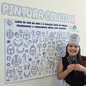 Pintura coletiva: Consciência Negra