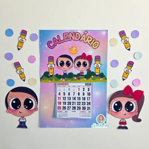 Calendário de parede Crianças 2026