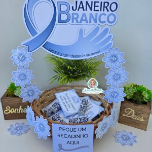 Cesta de recadinhos Janeiro Branco