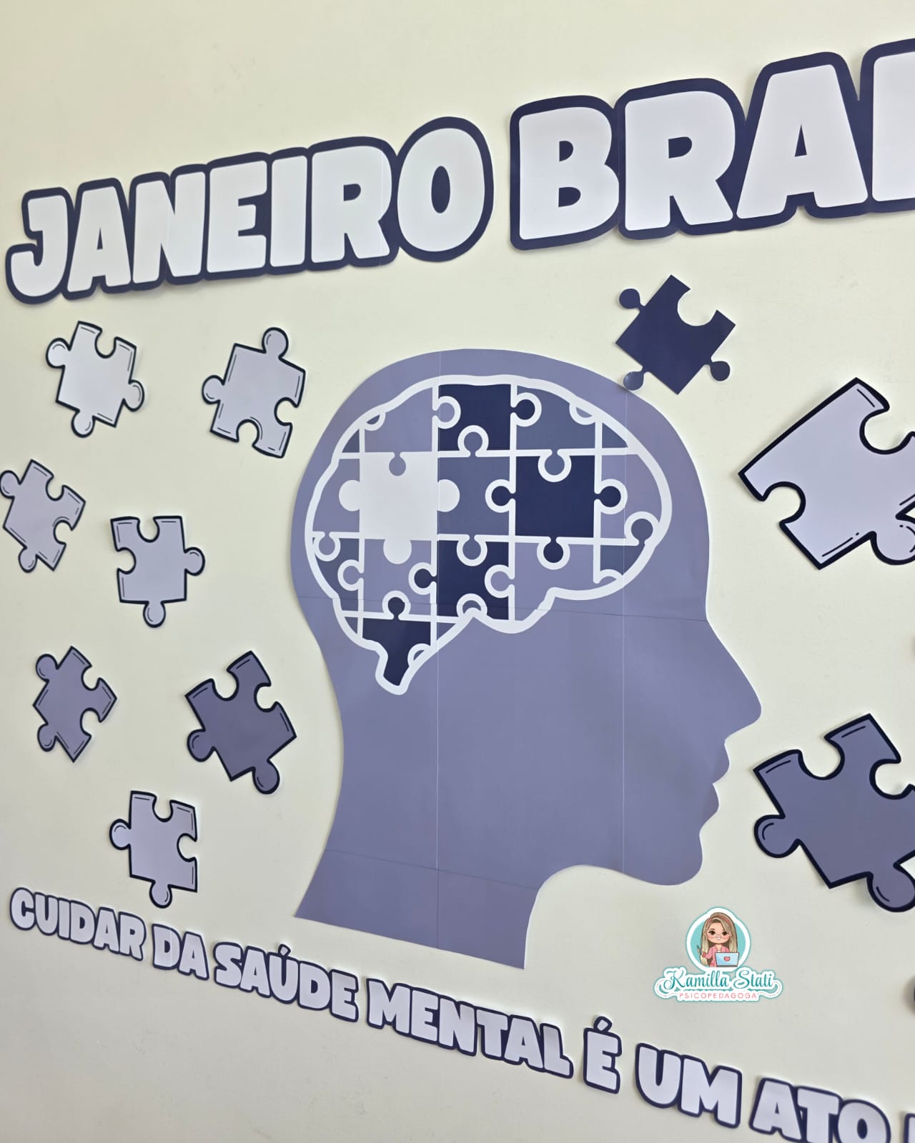 Painel janeiro branco quebra-cabeça - Imagem 4