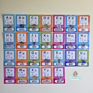 Alfabeto de parede cristão