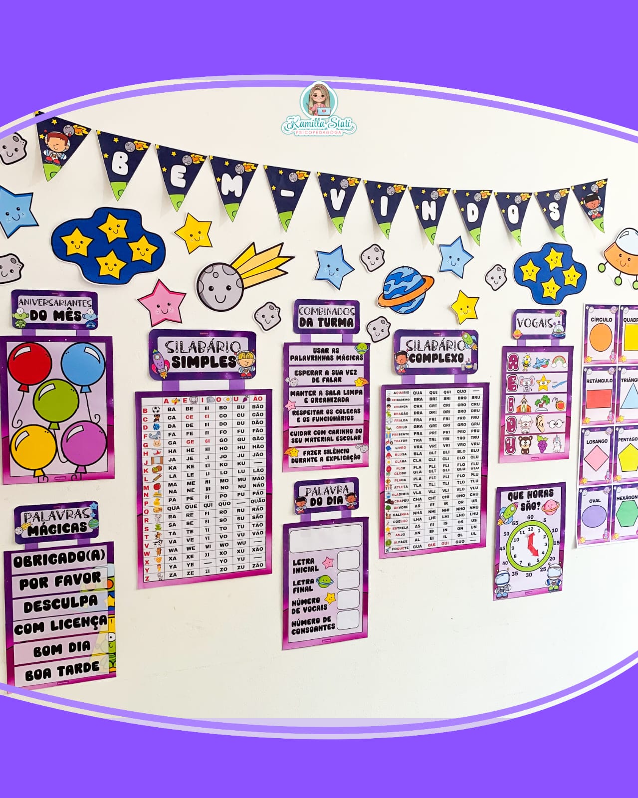 Kit sala de aula Astronauta - Imagem 10