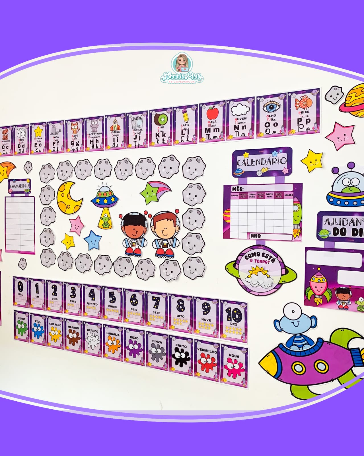 Kit sala de aula Astronauta - Imagem 11