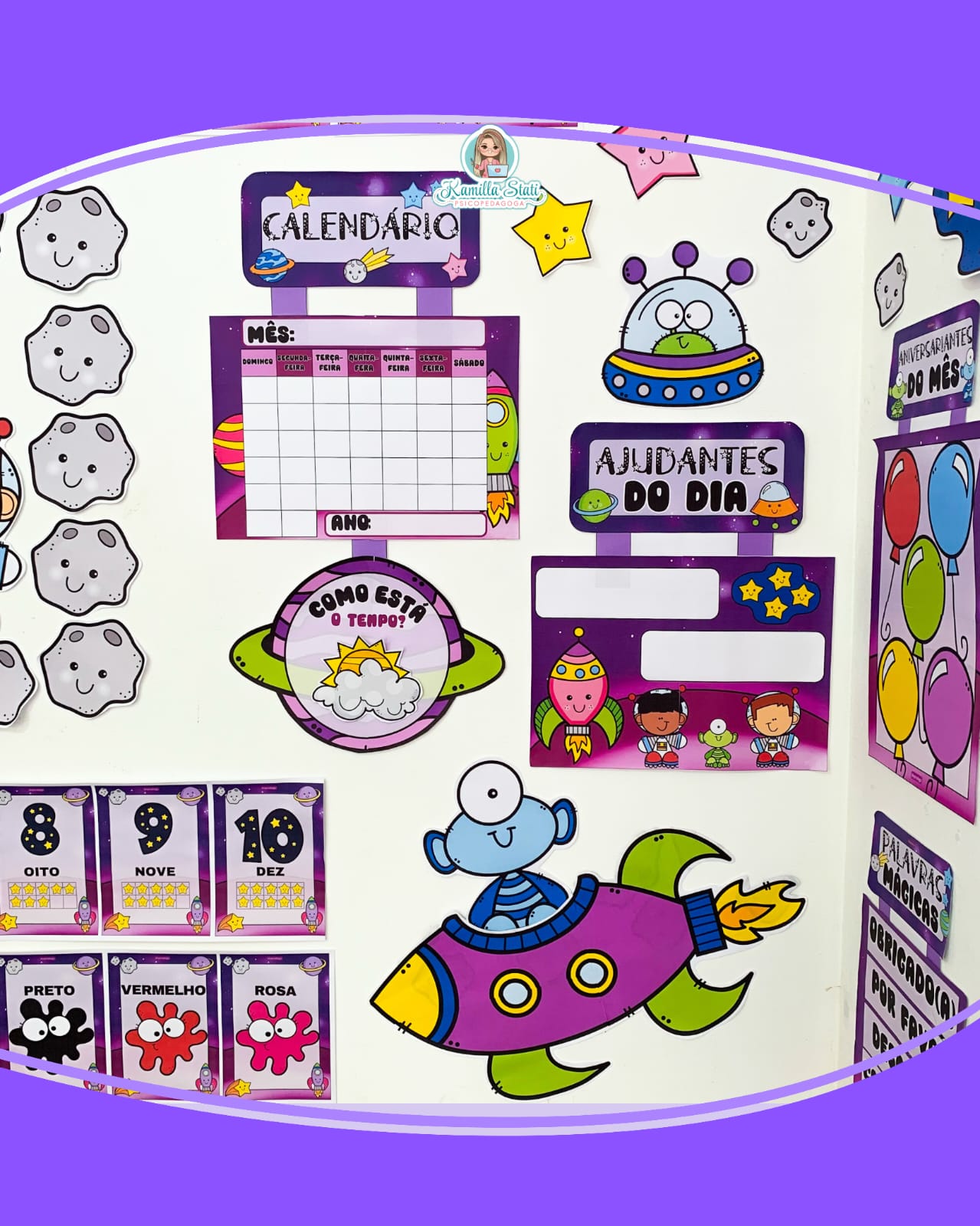 Kit sala de aula Astronauta - Imagem 3
