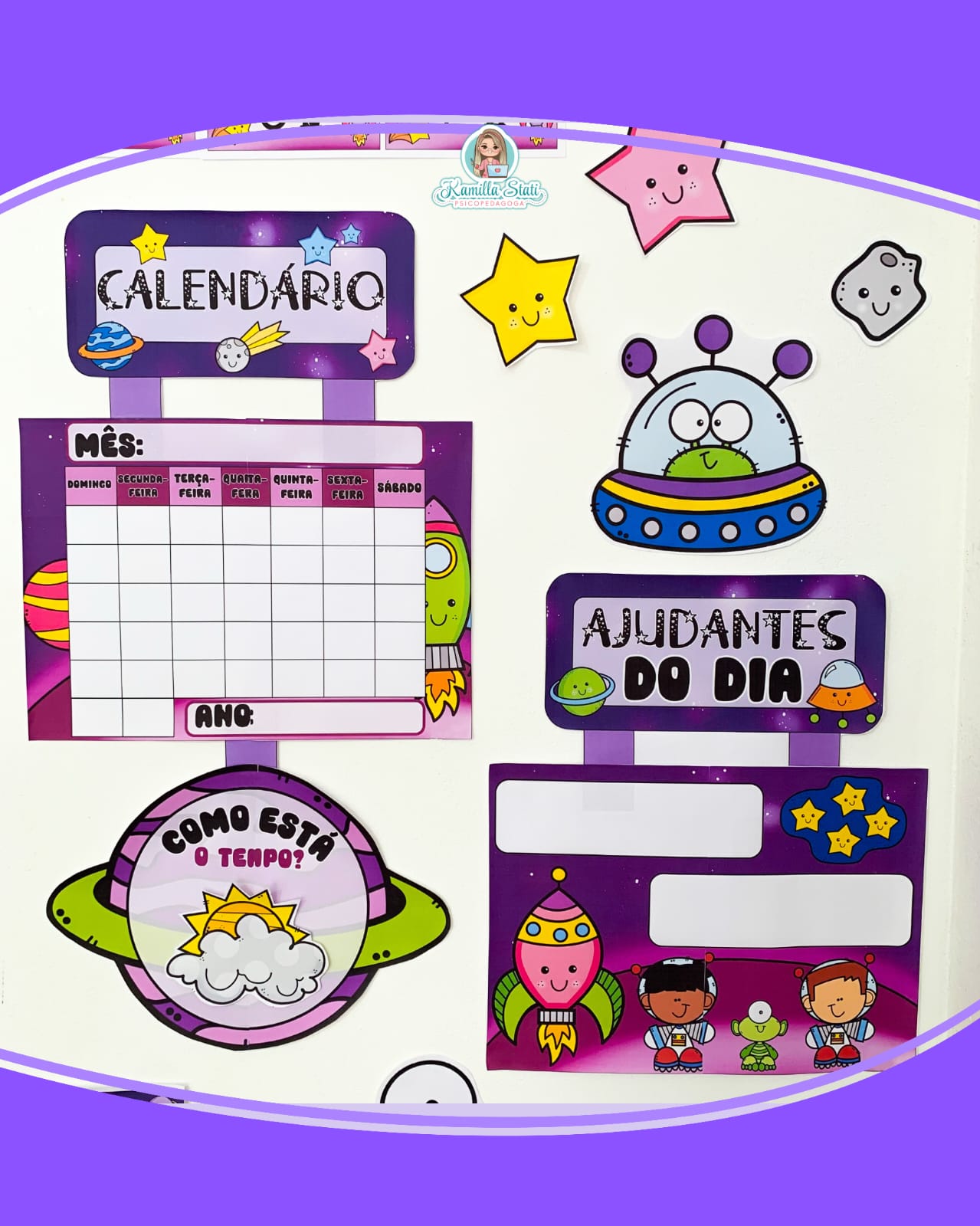 Kit sala de aula Astronauta - Imagem 6