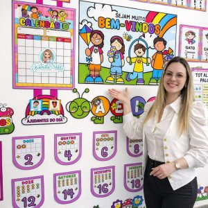 Kit sala de aula Jardim Encantado